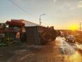 Три фуры столкнулись на трассе в Павловском районе: есть пострадавшие