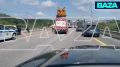 Пробка в 30 км собралась на выезде из Воронежа