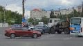 На перекрестке Матросова и Ворошилова Haval врезался в мусоровоз