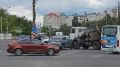 В Воронеже Haval врезался в мусоровоз