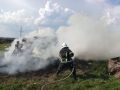 В Новохоперском районе пламя уничтожило почти тонну сена