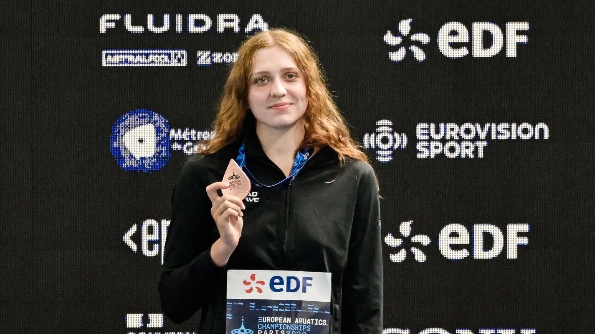 Воронежская пловчиха Дарья Клепикова завершила чемпионат Европы еще одной «бронзой»