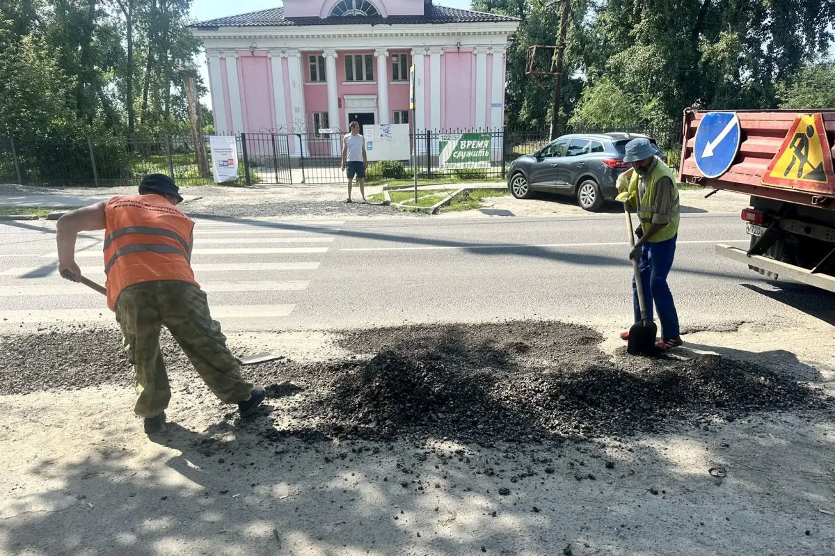 В частном секторе Железнодорожного района активно ведутся дорожные работы