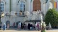 В Благовещенском соборе состоялась божественная литургия перед Митрофано-Тихоновским крестным ходом