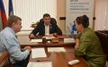 Председатель Воронежской городской Думы, Герой России Андрей Дьяченко провел личный прием граждан в региональной общественной приемной председателя партии «Единая Россия» Дмитрия Медведева