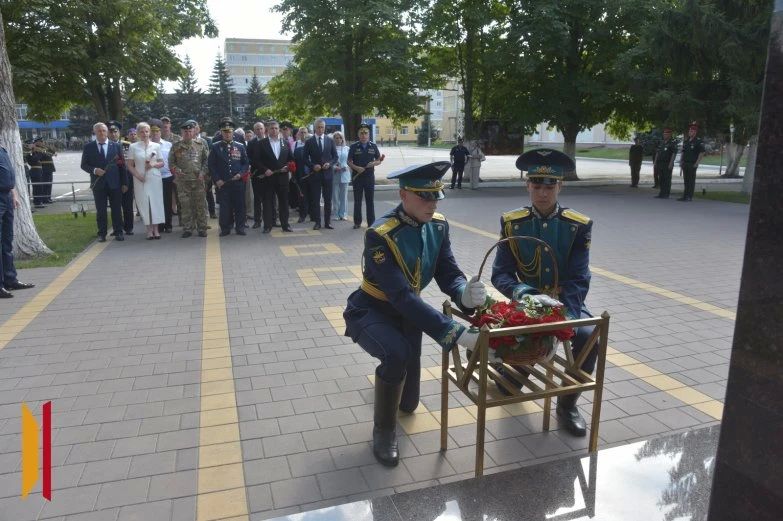 В Военно-воздушной академии прошел праздник ко Дню Государственного флага