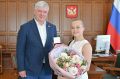 Александр Гусев: Поздравил нашу замечательную спортсменку, которой гордится весь Воронеж – Ангелину Мельникову
