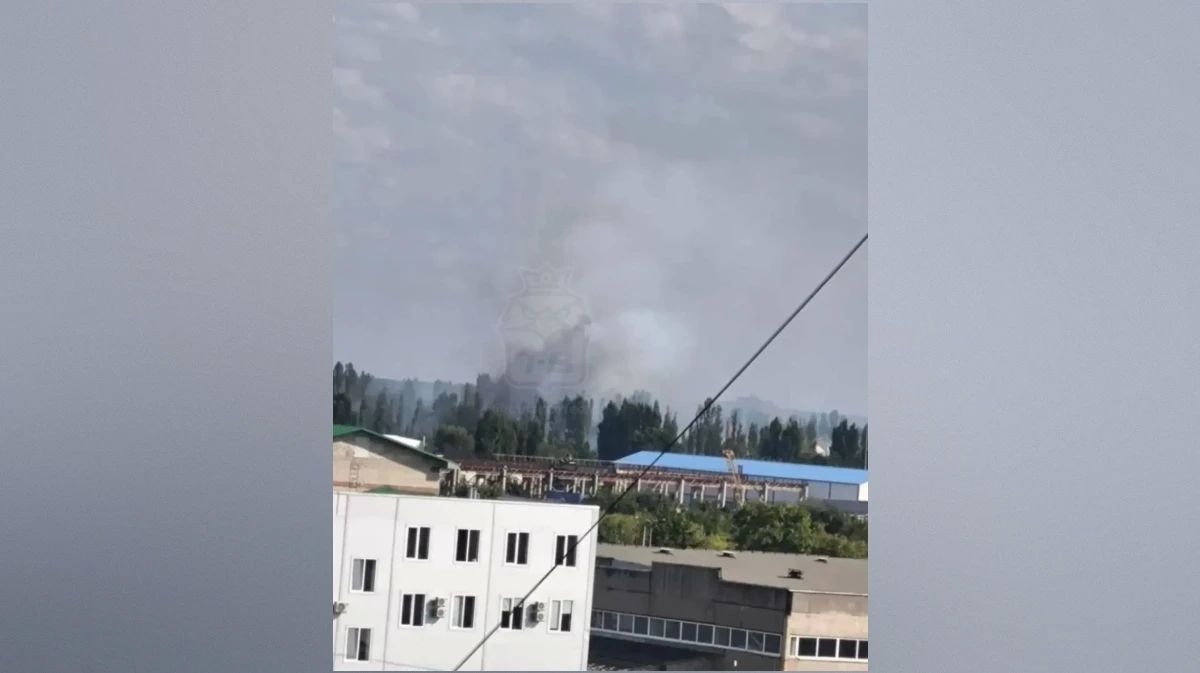 Воронежцы сообщили о пожаре в Левобережном районе города
