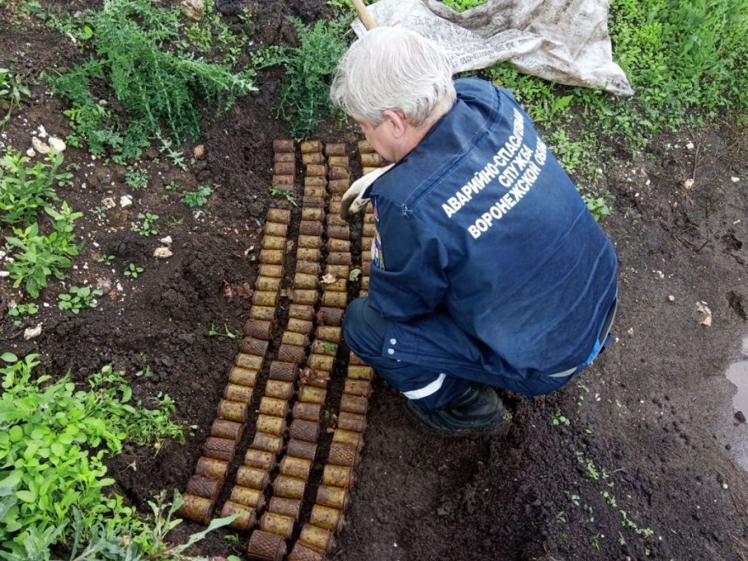 Более 500 боеприпасов времен Второй мировой войны уничтожили под Воронежем