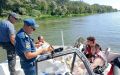 Сотрудники ГИМС МЧС России Воронежской области вместе с представителями Рыбоохраны проверяют водоемы Лискинского района
