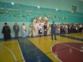 Депутат Воронежской городской Думы, представитель фракции «Единая Россия» Алексей Золотарёв выступил с приветственным словом на торжественной линейке в школе №84 в микрорайоне Тенистый