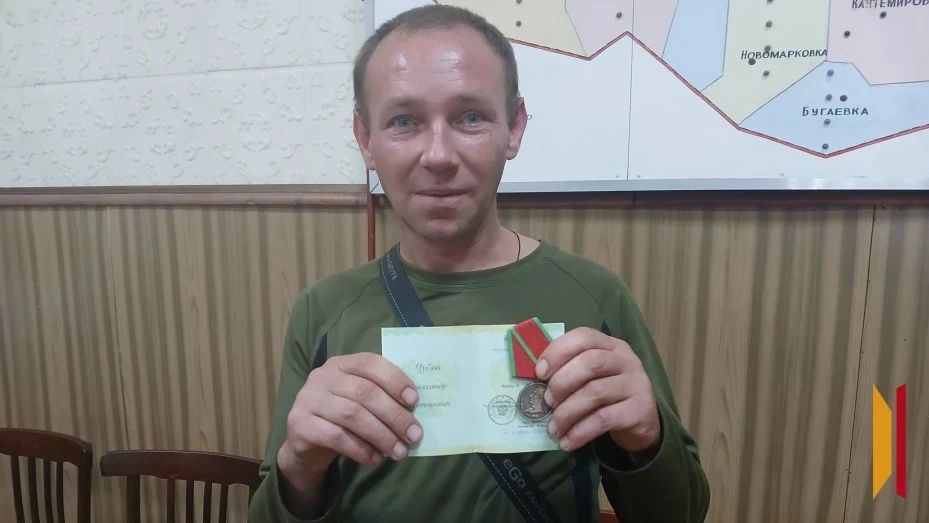 Участник СВО из села Волоконовка Кантемировского района получил медаль Суворова