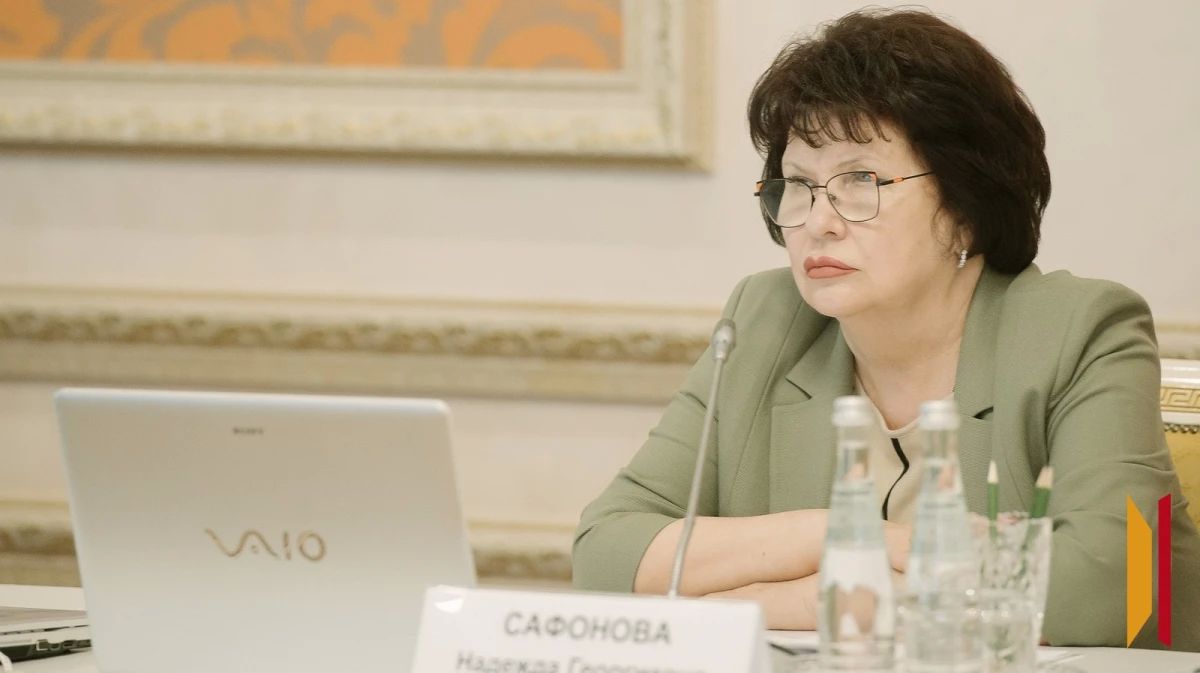 Министра финансов Воронежской области наградили почетным знаком Воеводы Семена Сабурова «Служение и долг»