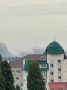 Сухая трава загорелась на Левом берегу Воронежа