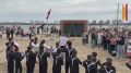 На Адмиралтейской площади на фестивале «Город-Сад» выступил канатоходец