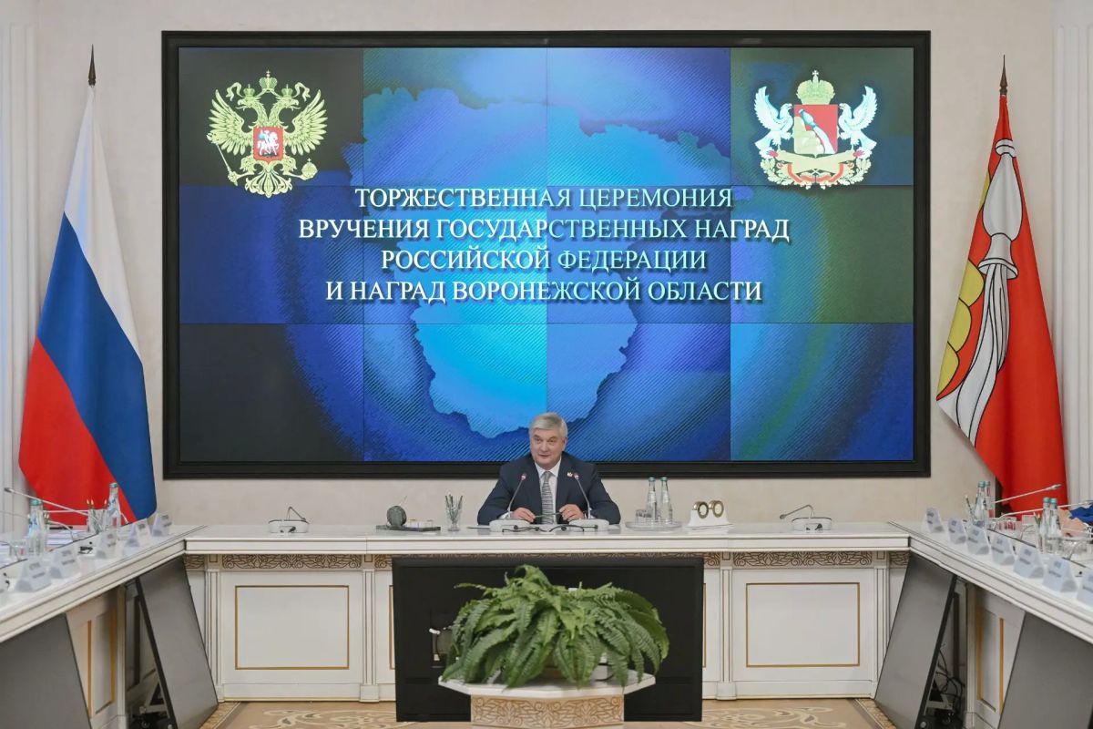 3 сентября в Правительстве Воронежской области состоялась торжественная церемония вручения государственных и областных наград