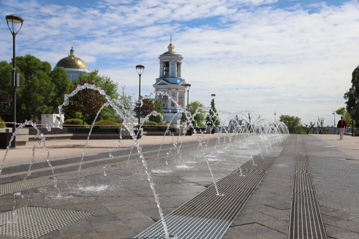 В Советском сквере временно приостановят работу фонтана