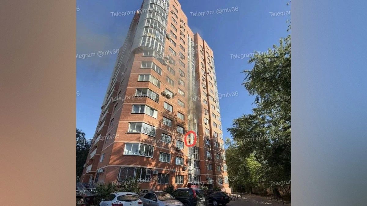 В Воронеже в Березовой Роще загорелась квартира в многоэтажке