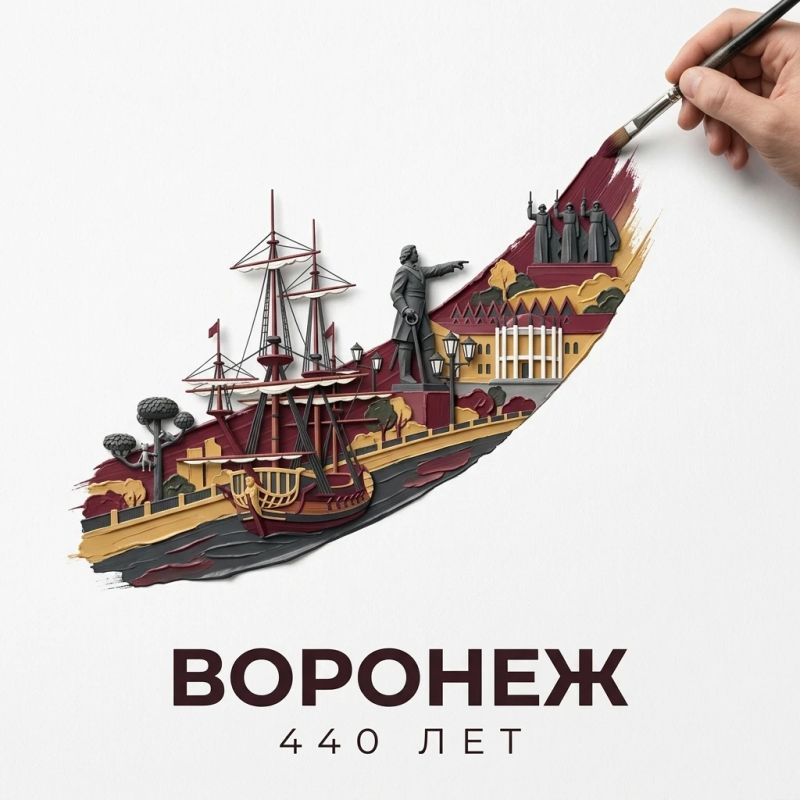 С Днём города, Воронеж!. Сегодня Воронеж отмечает свой праздник – и это особенный день: мы празднуем 440-летие города! Юбилейная дата обрела ещё более глубокий смысл благодаря тому, что торжества посвящены также 330-летию...