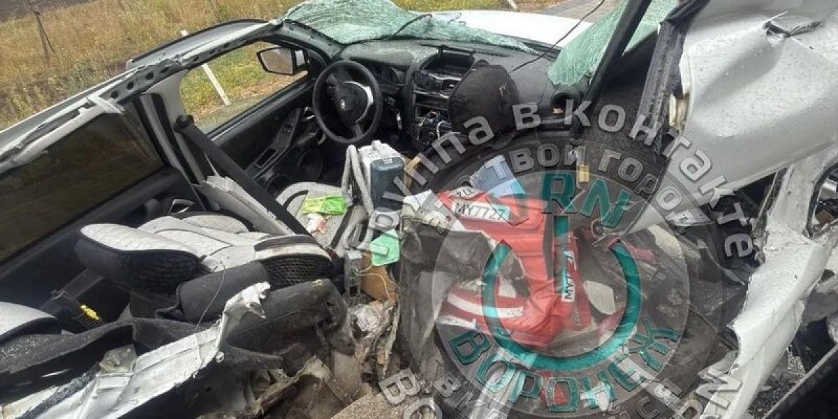 Жуткая авария произошла на Крынина в Воронеже