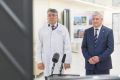 Губернатор Александр Гусев поздравляет с 60-летием Ивана Мошурова, ректора Воронежского государственного медуниверситета, председателя Комитета областной Думы, почетного гражданина города Воронежа: