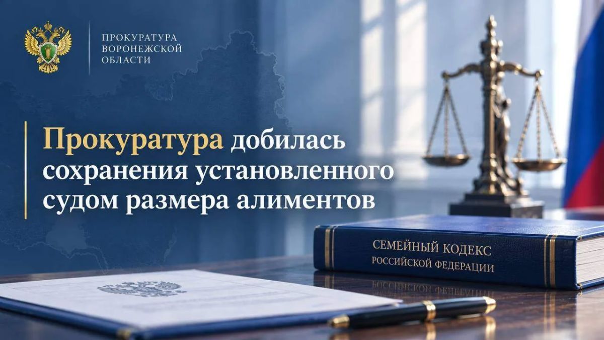 Прокуратура добилась сохранения установленного судом размера алиментов