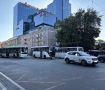 Автобус и легковушка столкнулись в центре Воронежа