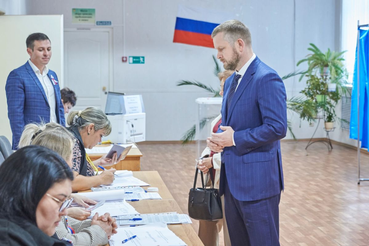 Алексей Сапронов проголосовал на выборах в Госдуму