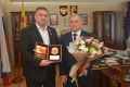 Председатель Воронежской городской Думы, Герой России Андрей Дьяченко поздравил с 80-летним юбилеем Героя Труда Российской Федерации Анатолия Семеновича Свиридова
