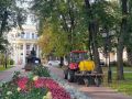Осенние работы в парках и скверах