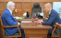 Губернатор Воронежской области Александр Гусев встретился с президентом региональной федерации футбола Владимиром Москалевым
