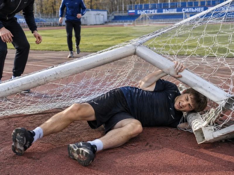 Футбольные ворота упали на мальчика в пансионате