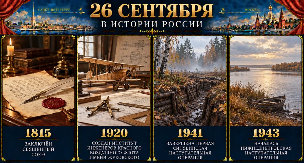 26 сентября в истории России