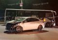 В Воронеже городской автобус попал в жесткое ДТП