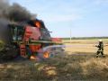В Аннинском районе выгорел комбайн: есть пострадавший