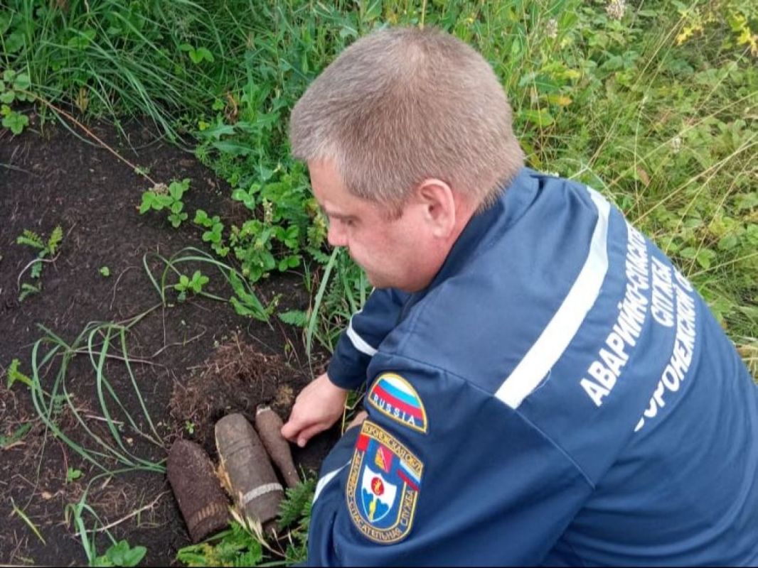 Под Воронежем ликвидировали три снаряда времён Второй мировой войны