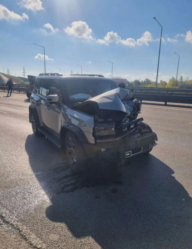 На трассе М-4 «Дон» в районе поселка Отрадное Jetour спровоцировал массовое ДТП