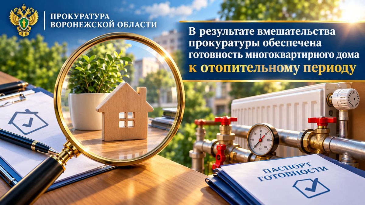 В результате вмешательства прокуратуры обеспечена готовность многоквартирного дома к отопительному периоду
