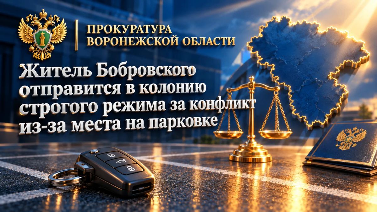 Житель Бобровского района отправится в колонию строго режима за конфликт из-за места на парковке