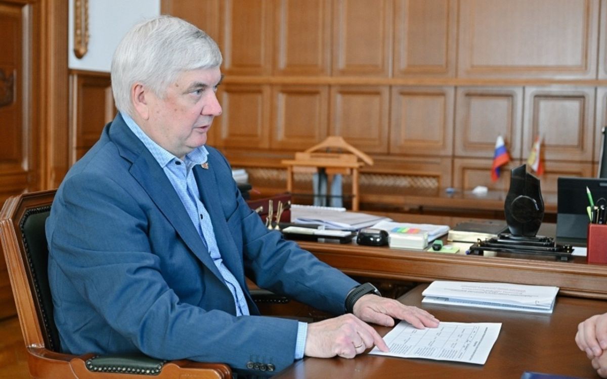 Губернатор Воронежской области Александр Гусев обсудил с главой Семилукского района Максимом Зацепиным планы развития муниципалитета