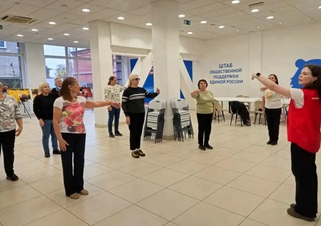 В Воронеже для старшего поколения проходят бесплатные оздоровительные тренировки
